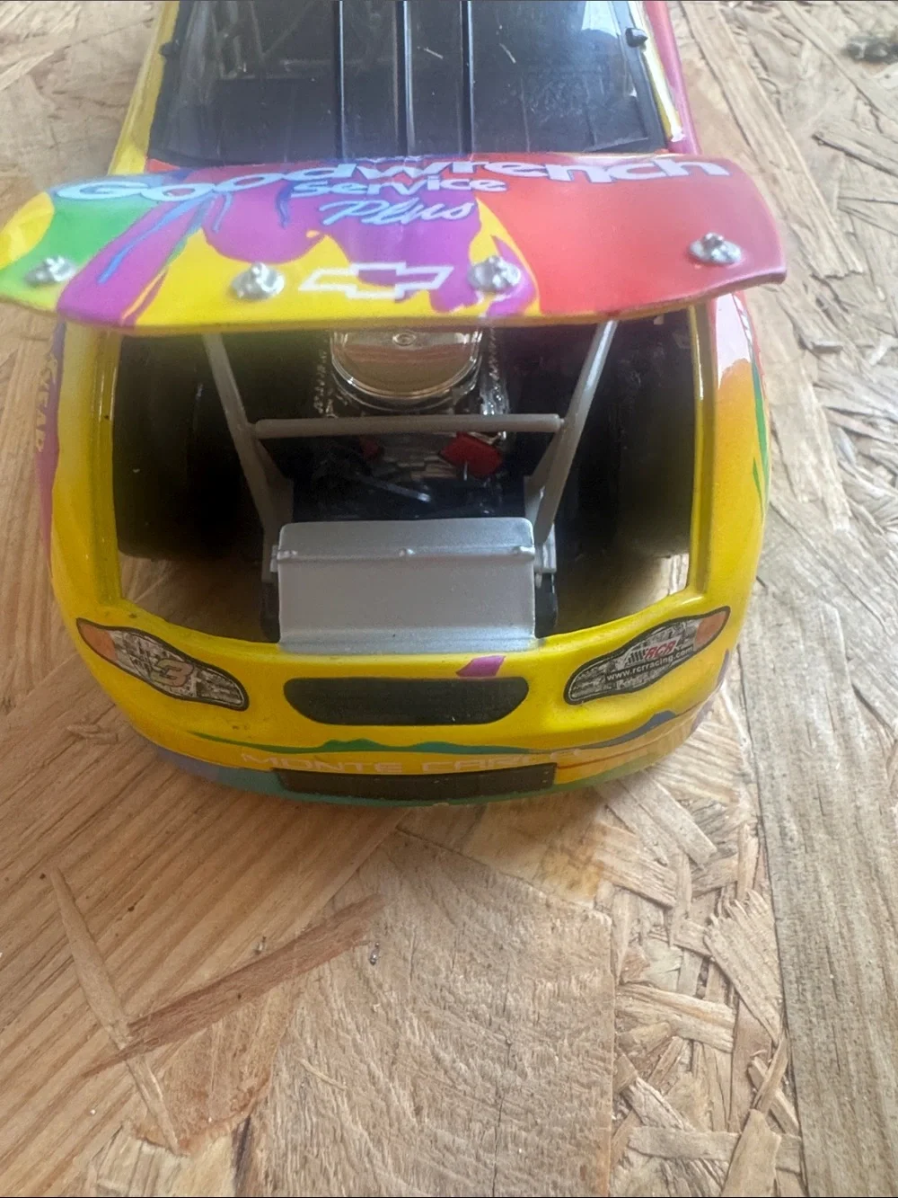 Dale Earnhardt Rainbow Race Car die cast- Multicolor